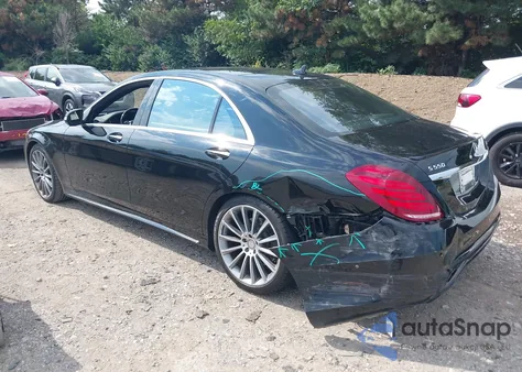 2016 Mercedes-Benz S 550 4Matic из США, поврежденный, VIN WDDUG8FB6GA218295